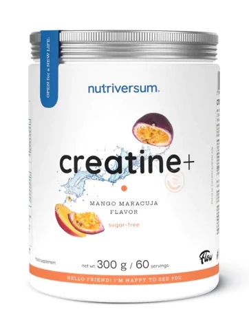 Nutriversum kreatin monohidrát por mangó-maracuja 300g