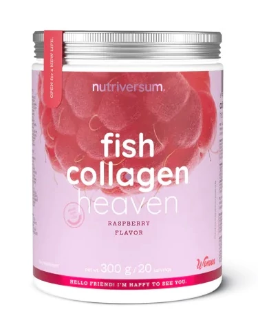 Nutriversum Fish Collegen Heaven málna 300g