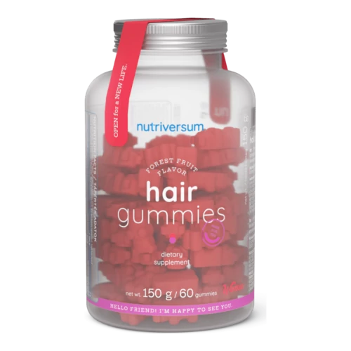 Nutriversum Hair Gummies gumivitamin 60db
