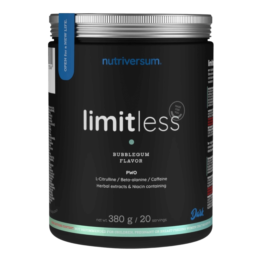 Nutriversum Limitless PWO  rágógumi 380 g