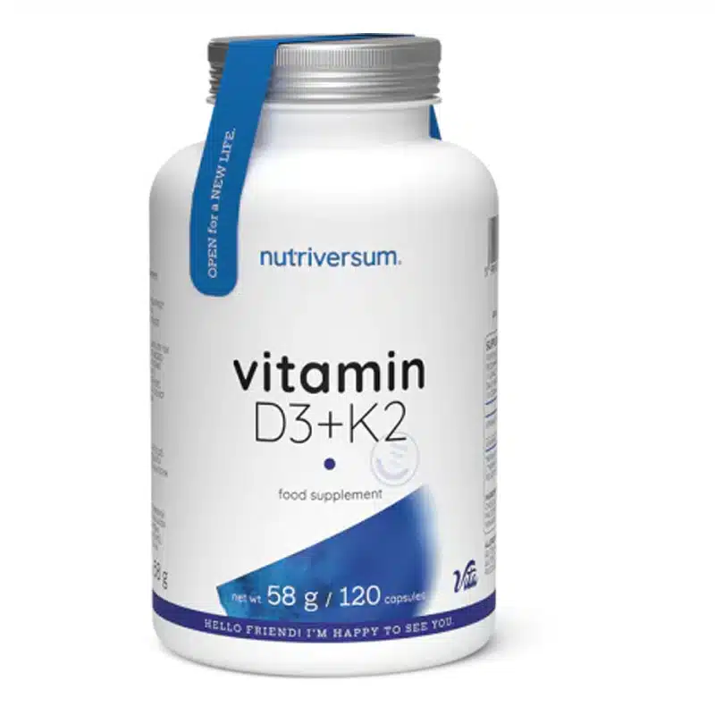 Nutriversum D3+K2-vitamin kapszula 120db