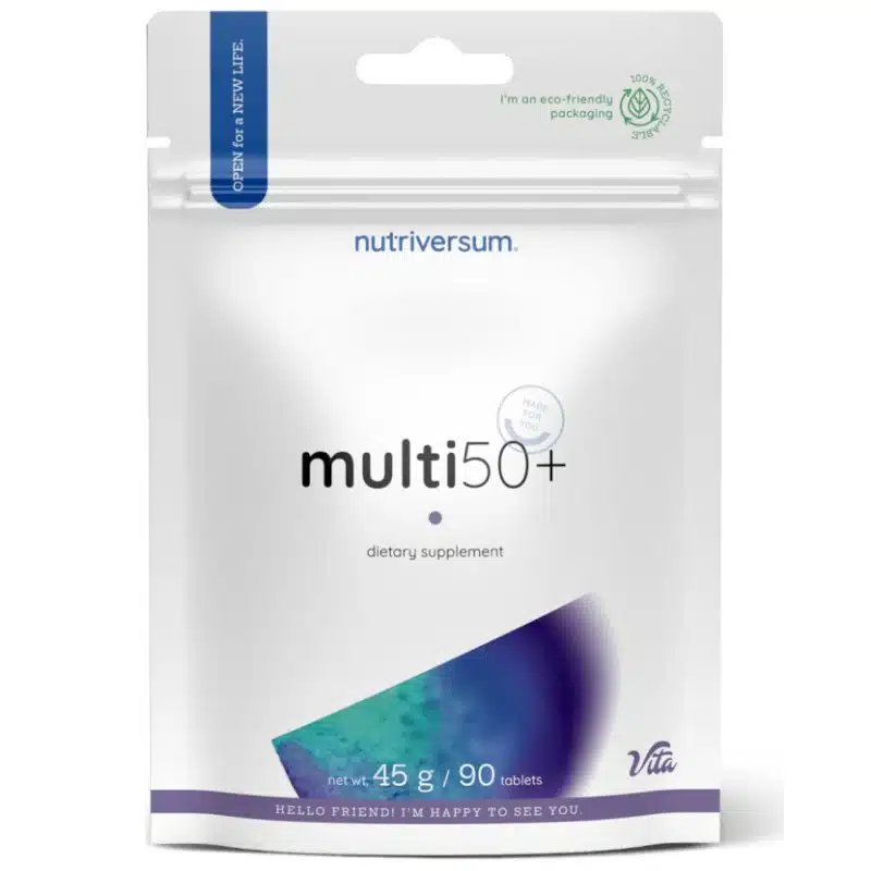 Nutriversum Multi 50+ tabletta 90db
