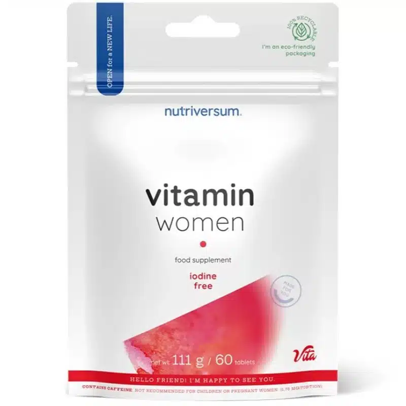 Nutriversum Vitamin Women Jód mentes tabletta 60db