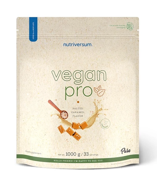 Nutriversum Vegan Protein sós karamell 1000g