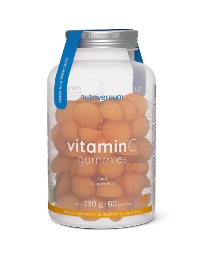 Nutriversum C-vitamin Gummies narancs ízű gumivitamin 60 db