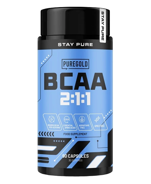Pure Gold BCAA 2:1:1 aminosav kapszula 90 db