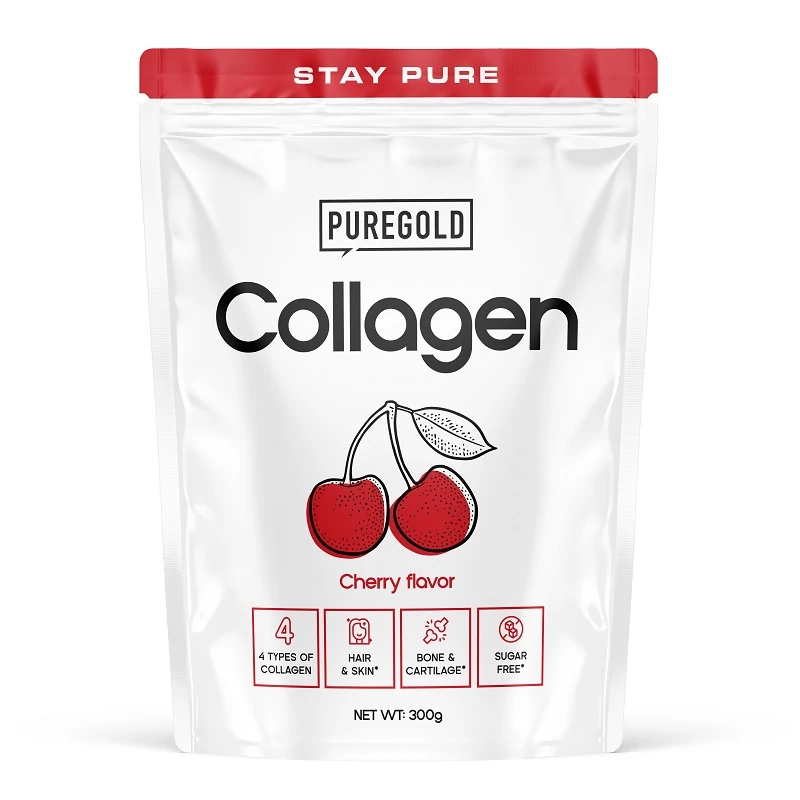Pure Gold Collagen Marha kollagén italpor cseresznye 300g