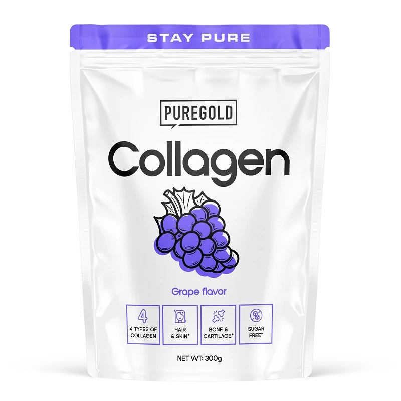 Pure Gold Collagen Marha kollagén italpor szőlő 300g