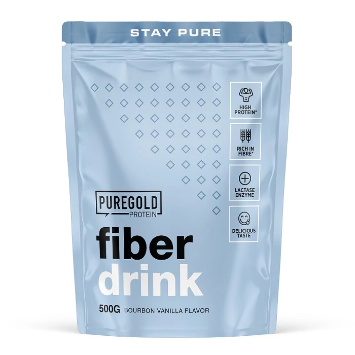 Pure Gold Fiber Drink Bourbon Vanilla íz 500g
