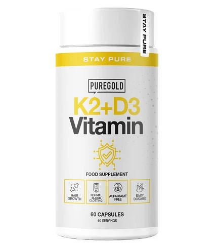 Pure Gold K2+D3 vitamin kapszula 60db