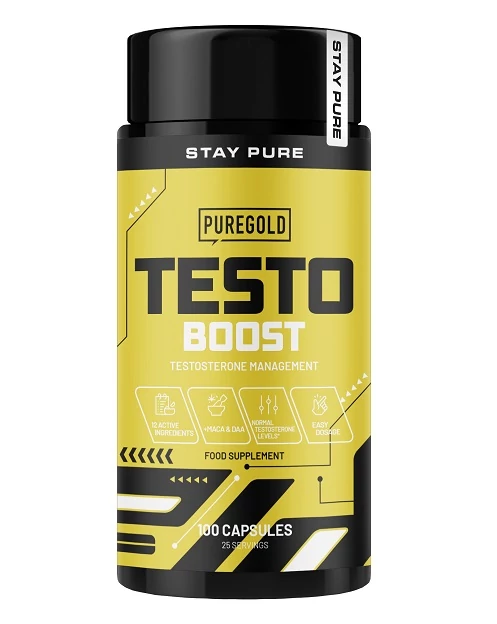 Pure Gold Testo Boost tesztoszteronszint optimalizáló kapszula 100db