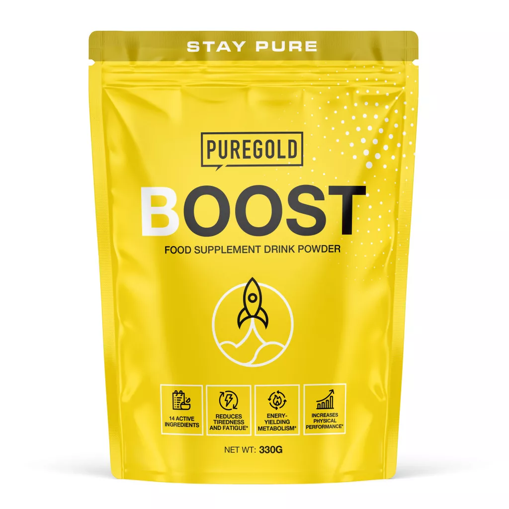 Pure Gold Boost Pre-Workout Zöld alma íz 330g