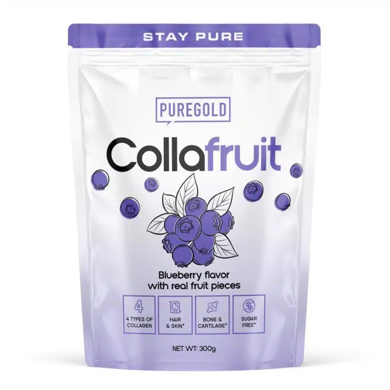 Pure Gold Collafruit Marha és Hal kollagén Áfonya 300g