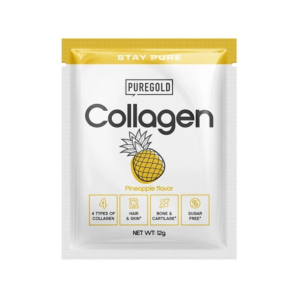 Pure Gold Collagen Marha kollagén italpor ananász 12g
