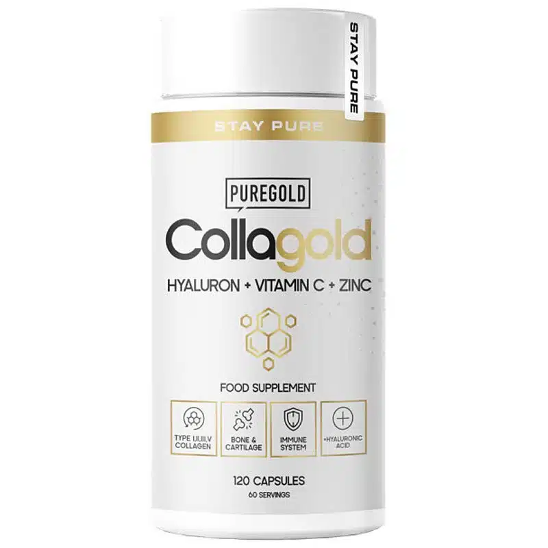 Pure Gold CollaGold Marha és Hal kollagén kapszula hialuronsavval 120db