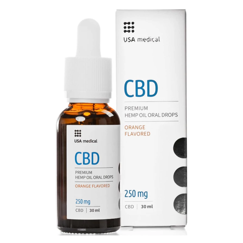 USA Medical CBD olaj 250mg 30ml