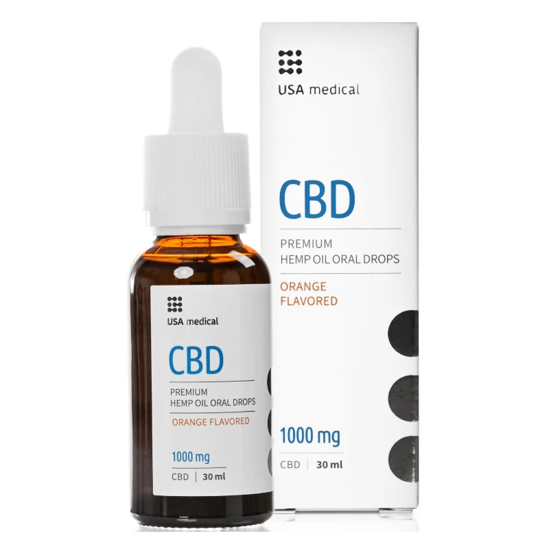 USA Medical CBD olaj 1000mg 30ml