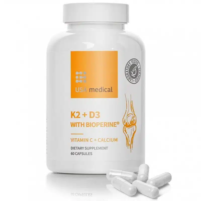 USA Medical K2+D3 C-vitaminnal kapszula 60db