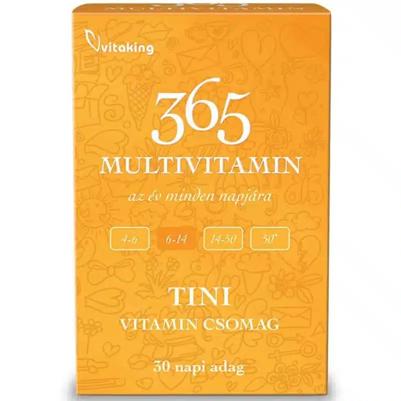 Vitaking 365 Multivitamin Tini vitamin csomag 30db