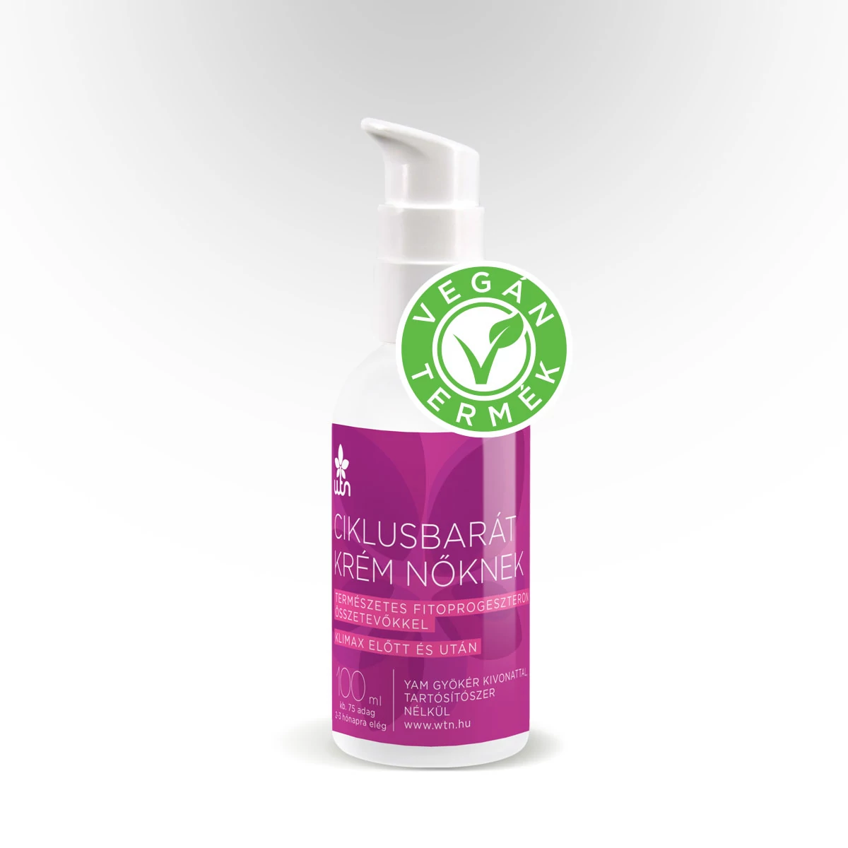 WTN ciklusbarát krém nőknek 100ml