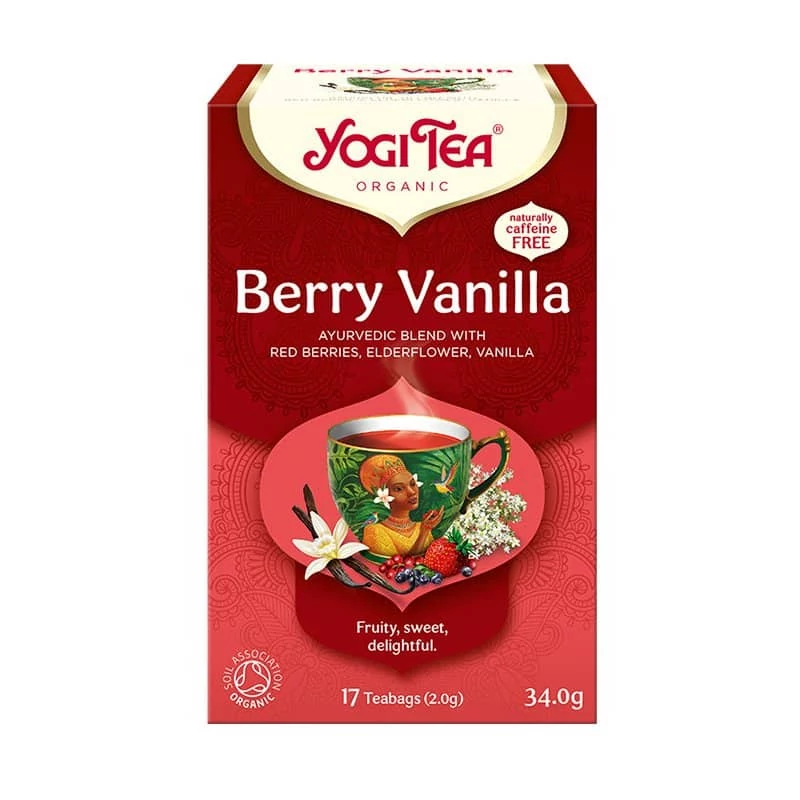 Yogi Bio Bogyós Gyümölcsös tea vaníliával 17 filter