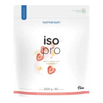 Nutriversum Iso Pro fehércsokoládé-eper 1000g
